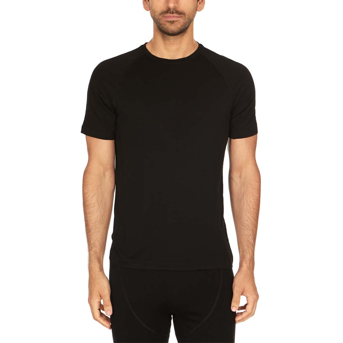 マイクロ ラグラン Tシャツ / Black MICRO RAGLAN T-SHIRT 1201