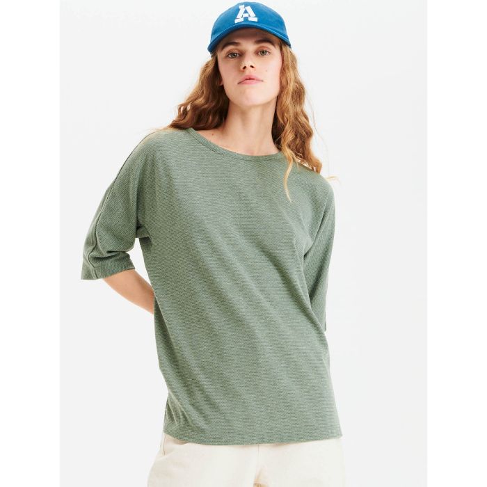 AIGLE / エーグル（エーグル） | 吸水速乾 メランジタイプリラックスフィットTシャツ（ウィメンズ） / ZTFQ258 ヴェール グリ （00A）