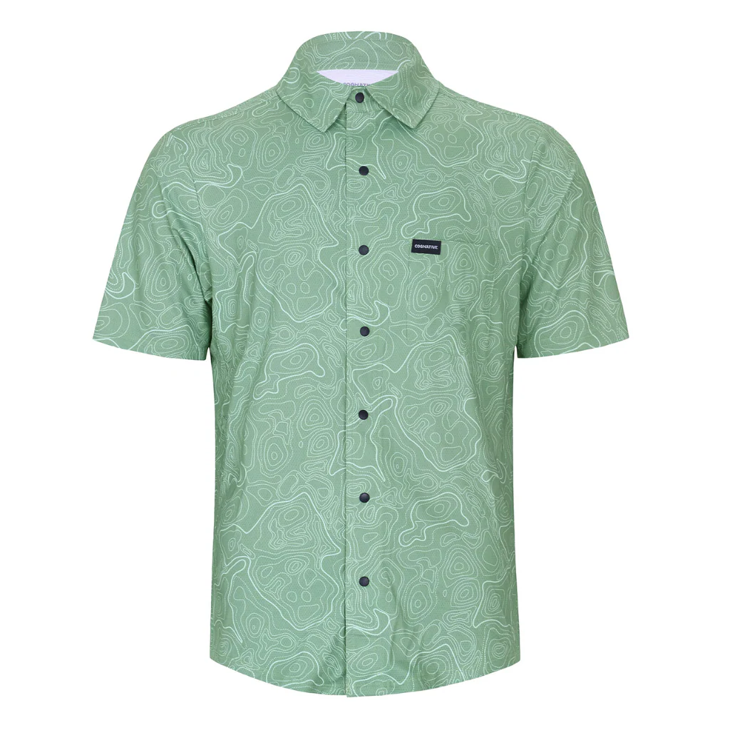 半袖カタリストシャツ （メンズ） / Short Sleeve Catalyst Shirt Moss Topo ［25FW］|コグナティブ / COGNATIVE