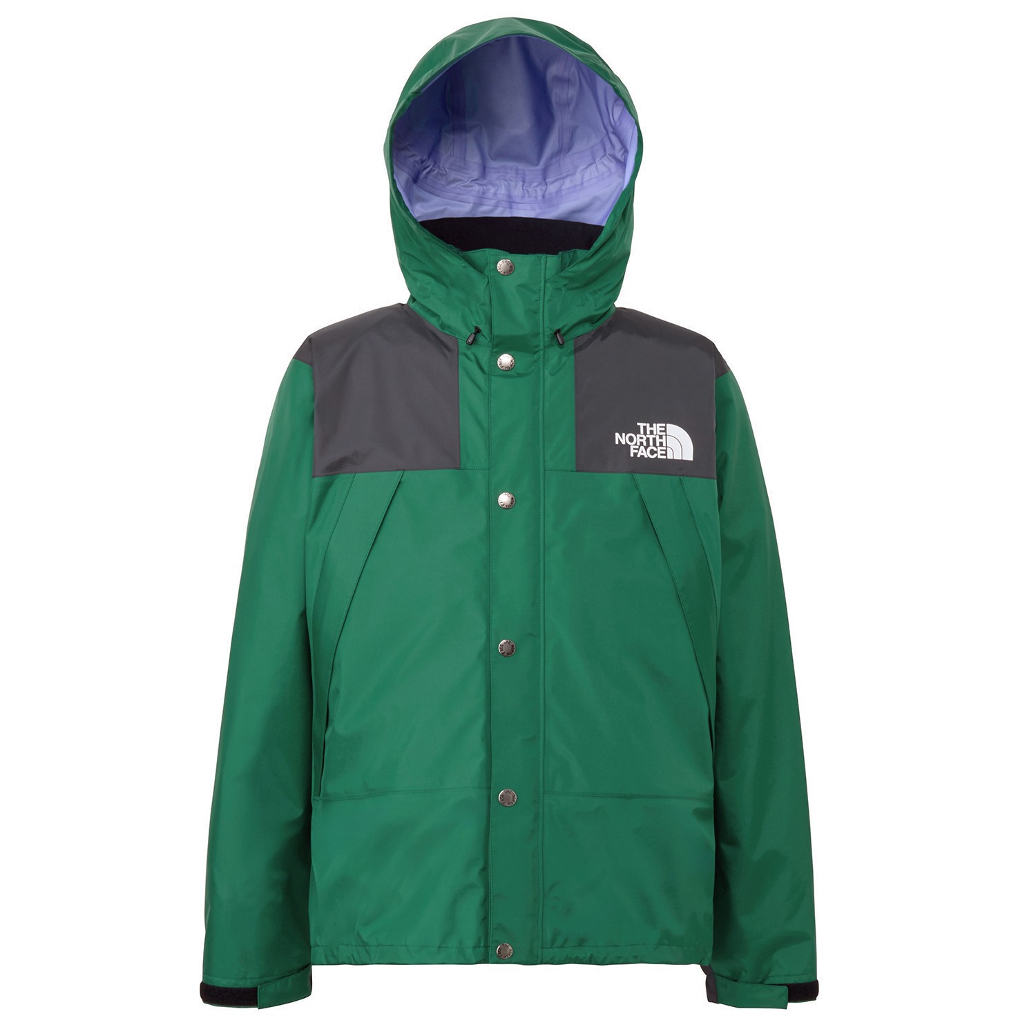 【クリアランス】マウンテンレインテックスジャケット（メンズ） / NP12333 ブラック×TNFグリーン・KG ［25SS］|ザ・ノース・フェイス / THE NORTH FACE