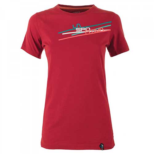 【アウトレット】Stripe 2.0 T－Shirt レディース / I50303303 Berry|スポルティバ / LA SPORTIVA