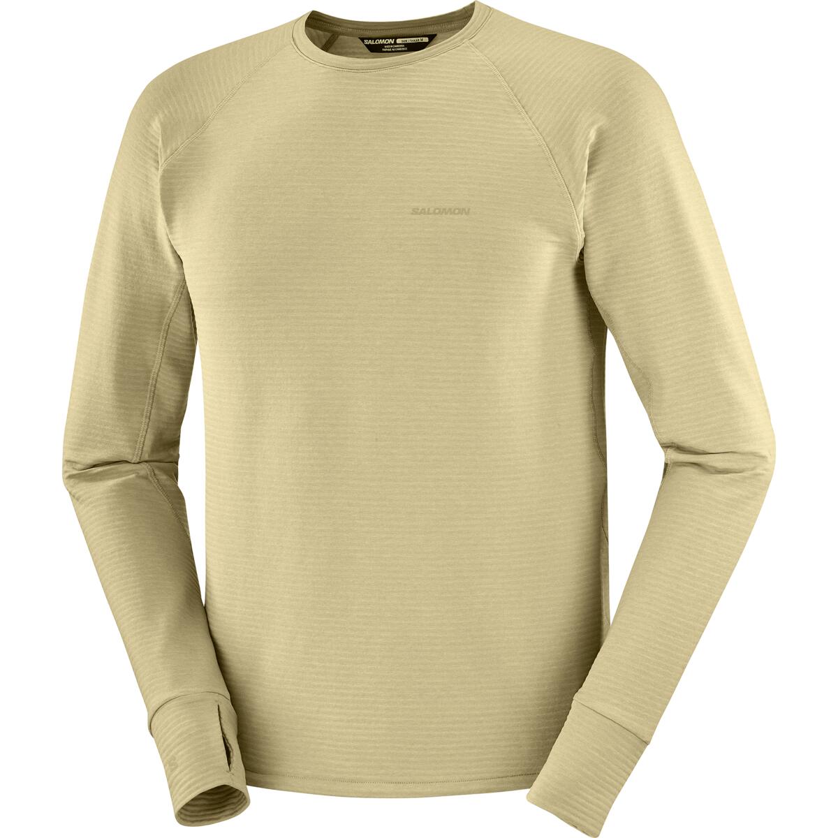 サロモン / SALOMON（サロモン） | エッセンシャル ライトウォーム クルーネック（メンズ） / ESSENTIAL LIGHTWARM CN M LC2604200GRAY GREEN ［25FW］