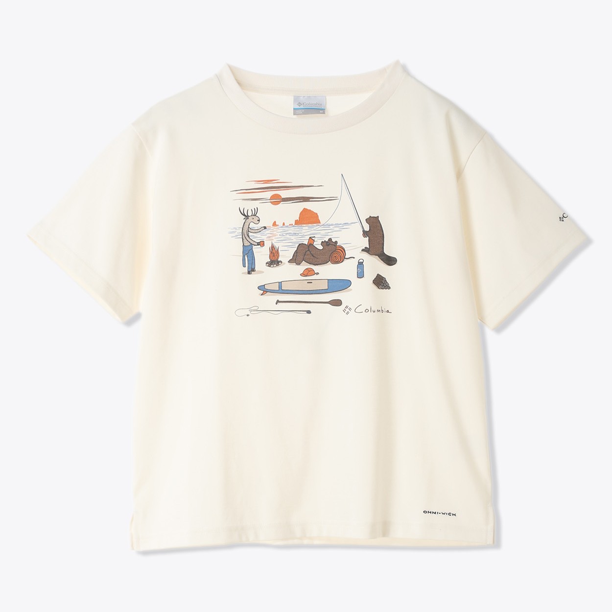 ウィメンズレイクトゥーアベニューショートスリーブTシャツ / PL1409 125 Sea Salt ［25FW］|コロンビア / Columbia