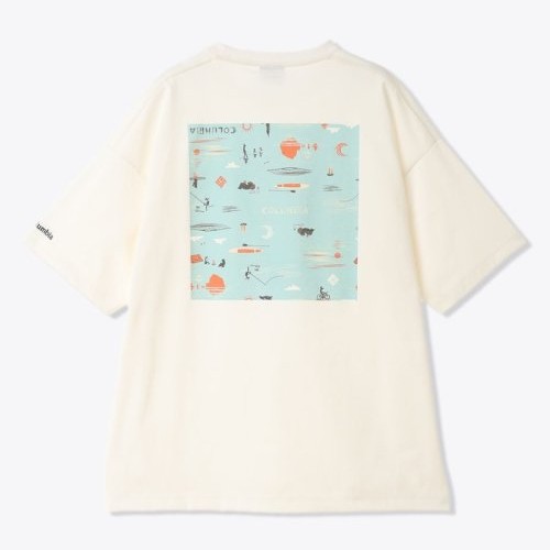 クレストトゥバレーグラフィックショートスリーブTシャツ（メンズ） / PM0538 125 Sea Salt ［25FW］|コロンビア / Columbia