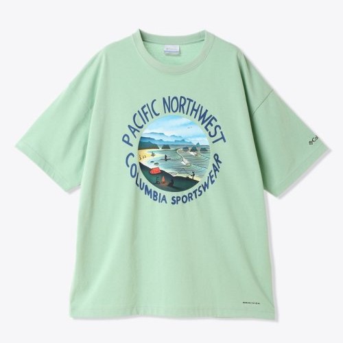 Columbia コロンビア ころんびあ | 【クリアランス】レイクトゥアベニューグラフィックショートスリーブTシャツ / PM0537 384 New Mint PNW ［25FW］