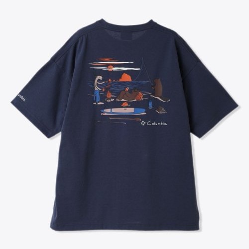 コロンビア / Columbia（コロンビア） | 【クリアランス】レイクトゥアベニューグラフィックショートスリーブTシャツ / PM0537 467 Nocturnal Beach ［25FW］