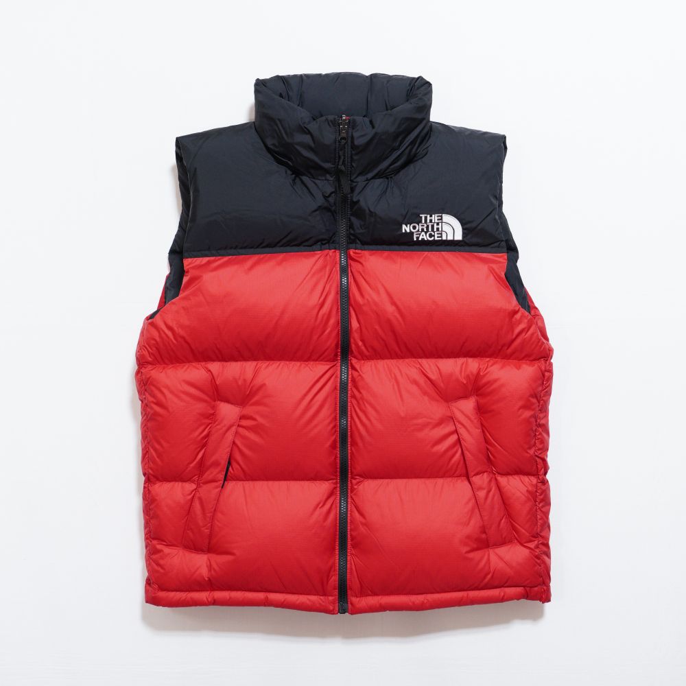 ザ・ノース・フェイス / THE NORTH FACE（ノースフェイス） | ヌプシベスト（メンズ） / NUPTSE VEST ND92557 ブラック×TNFレッド・TK ［25FW］