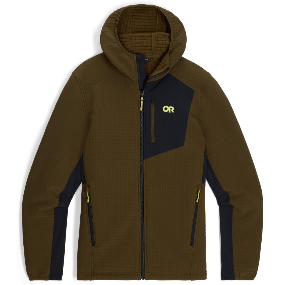 Ms ヴィガープラスフリースフーディー / 19846122128 ダークオリーブ/ブラック|アウトドアリサーチ / OUTDOOR RESEARCH