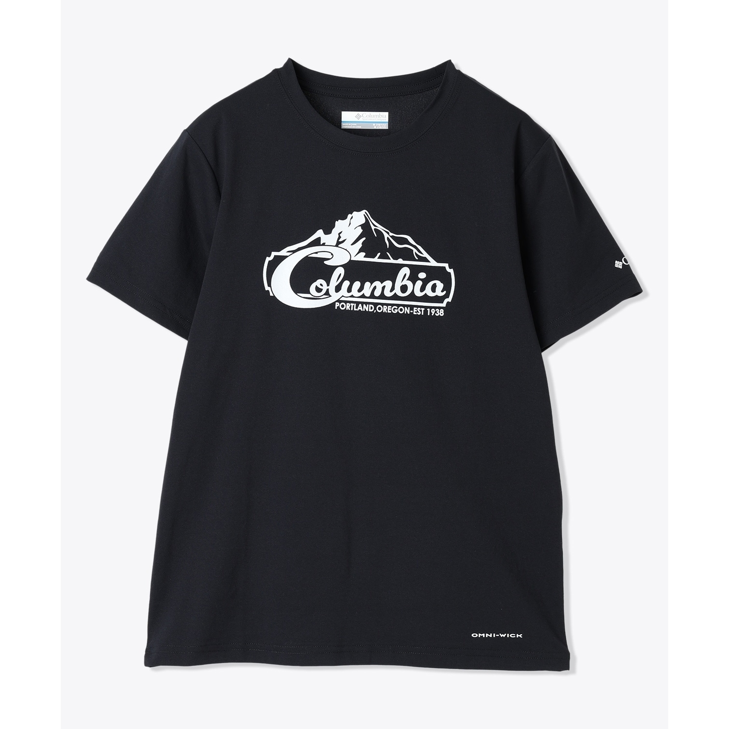 ライトキャニオングラフィックショートスリーブTシャツ（キッズ） / PY8474 010 Black ［25SS］|コロンビア / Columbia