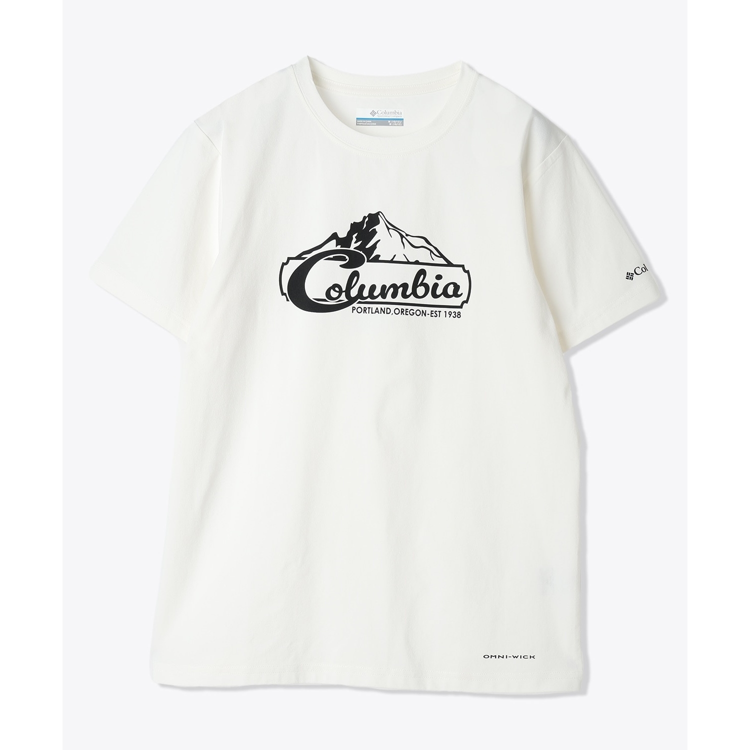 ライトキャニオングラフィックショートスリーブTシャツ（キッズ） / PY8474 125 Sea Salt ［25SS］|コロンビア / Columbia