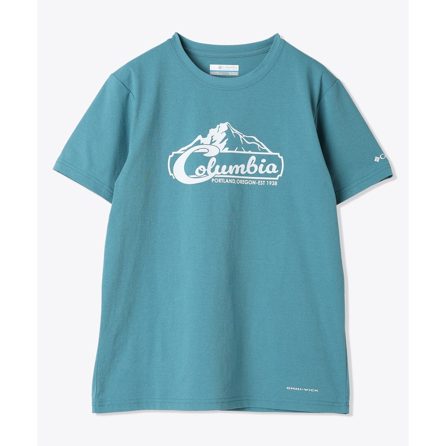 ライトキャニオングラフィックショートスリーブTシャツ（キッズ） / PY8474 330 Teal ［25SS］|コロンビア / Columbia