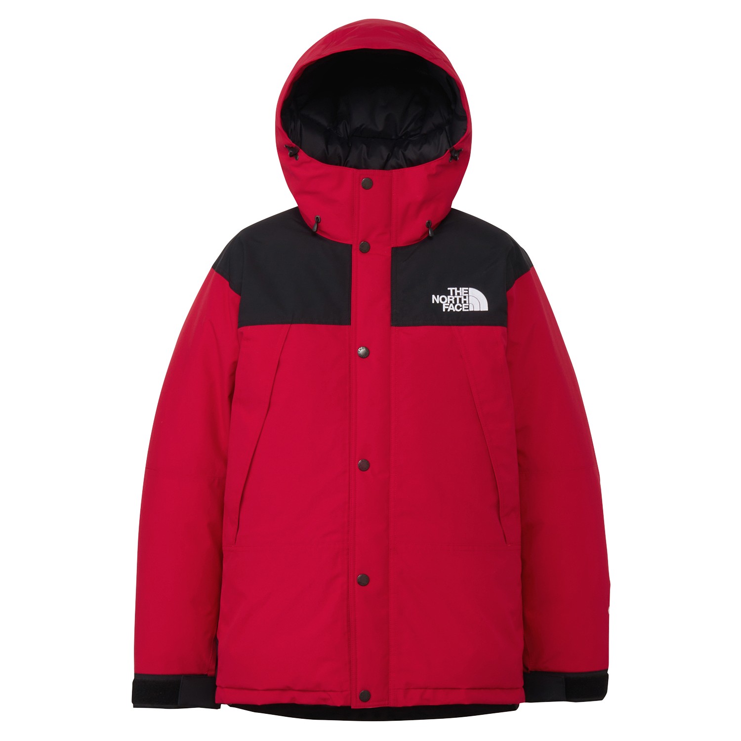 ザ・ノース・フェイス / THE NORTH FACE（ノースフェイス） | マウンテンダウンジャケット（メンズ） / MOUNTAIN DOWN JACKET ND92549 ブラック×TNFレッド・TK ［25FW］