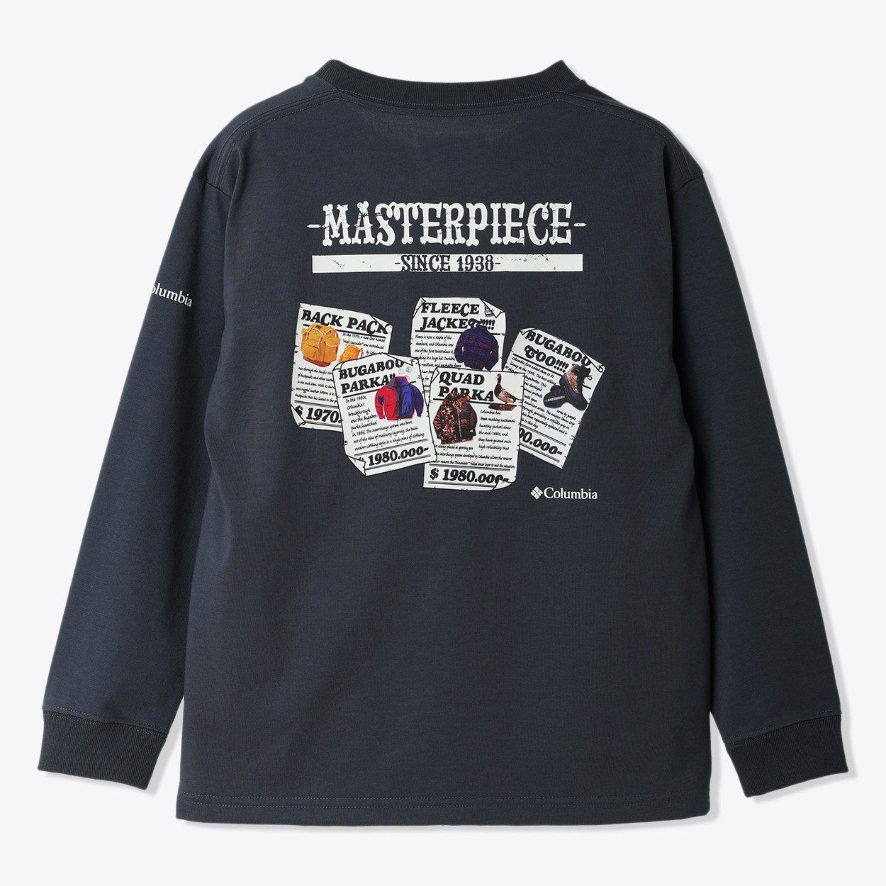 コロンビア / Columbia（コロンビア） | 【クリアランス】ユースフォートモーニンググラフィックロングスリーブTシャツ（キッズ） / PY8679 011 Shark ［25FW］