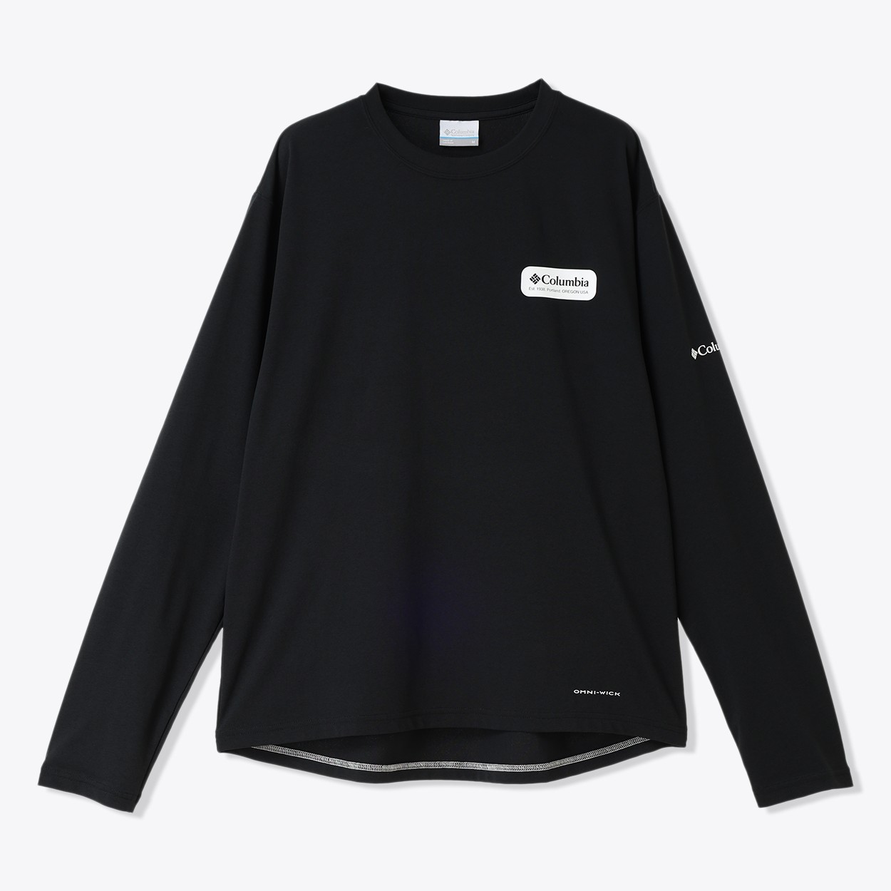 ライトキャニオングラフィックロングスリーブTシャツ（メンズ） / PM0498 010 Black ［25FW］|コロンビア / Columbia