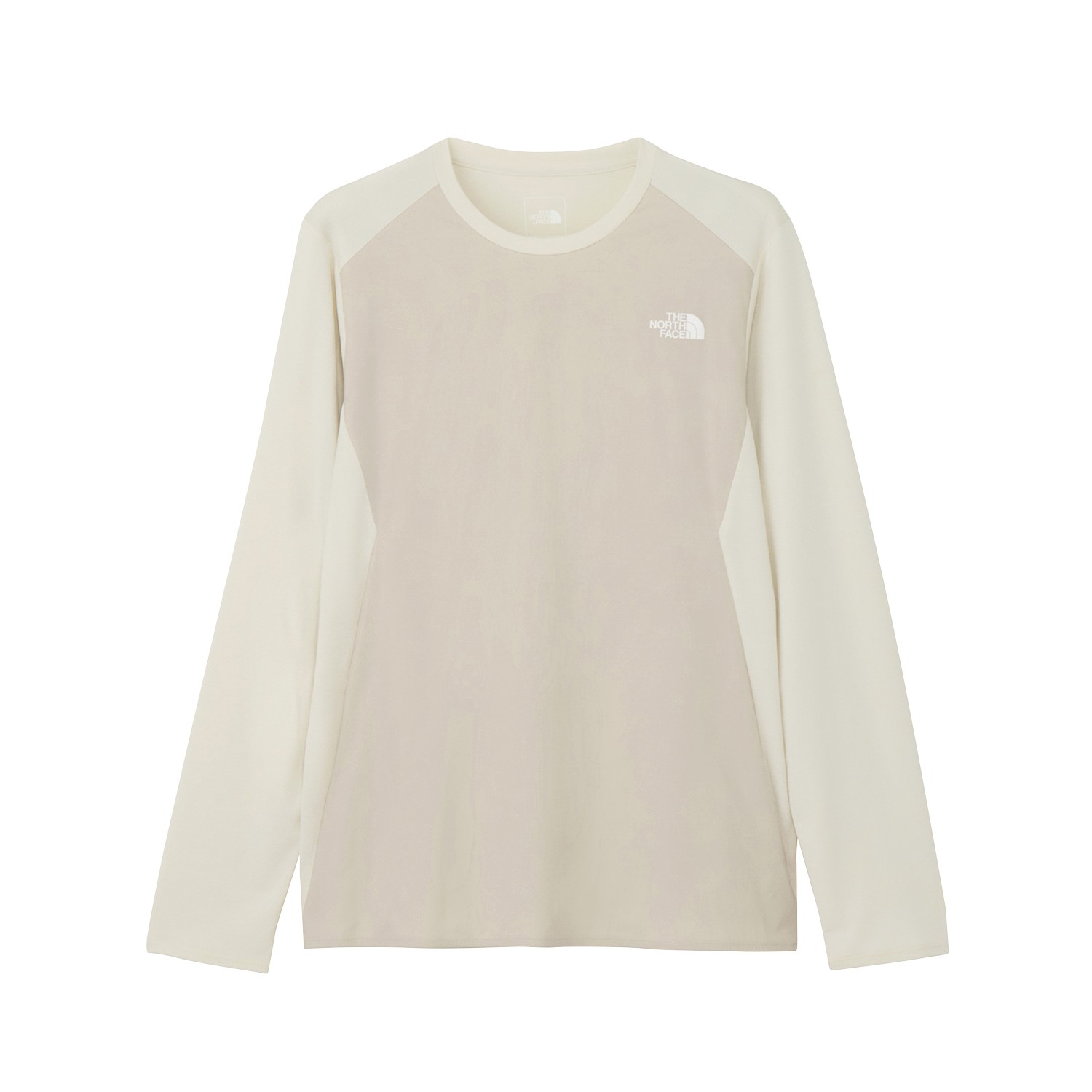 ザ・ノース・フェイス / THE NORTH FACE（ノースフェイス） | ロングスリーブハイブリッドGTDメランジクルー（メンズ） / NT62577 グレイッシュホワイト・GS ［25FW］