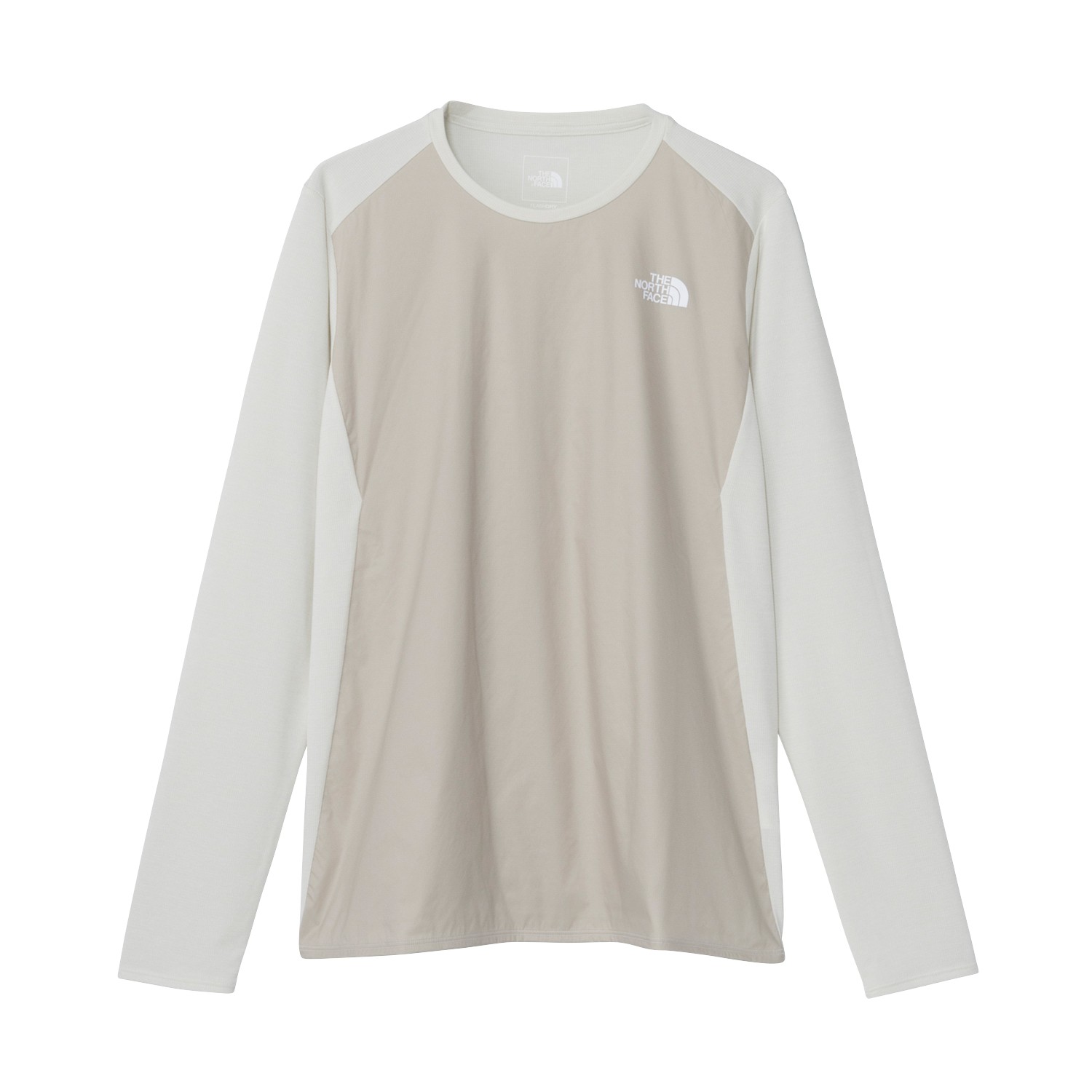 ザ・ノース・フェイス / THE NORTH FACE（ノースフェイス） | ロングスリーブハイブリッドGTDメランジクルー（レディース） / NTW62577 グレイッシュホワイト・GS ［25FW］