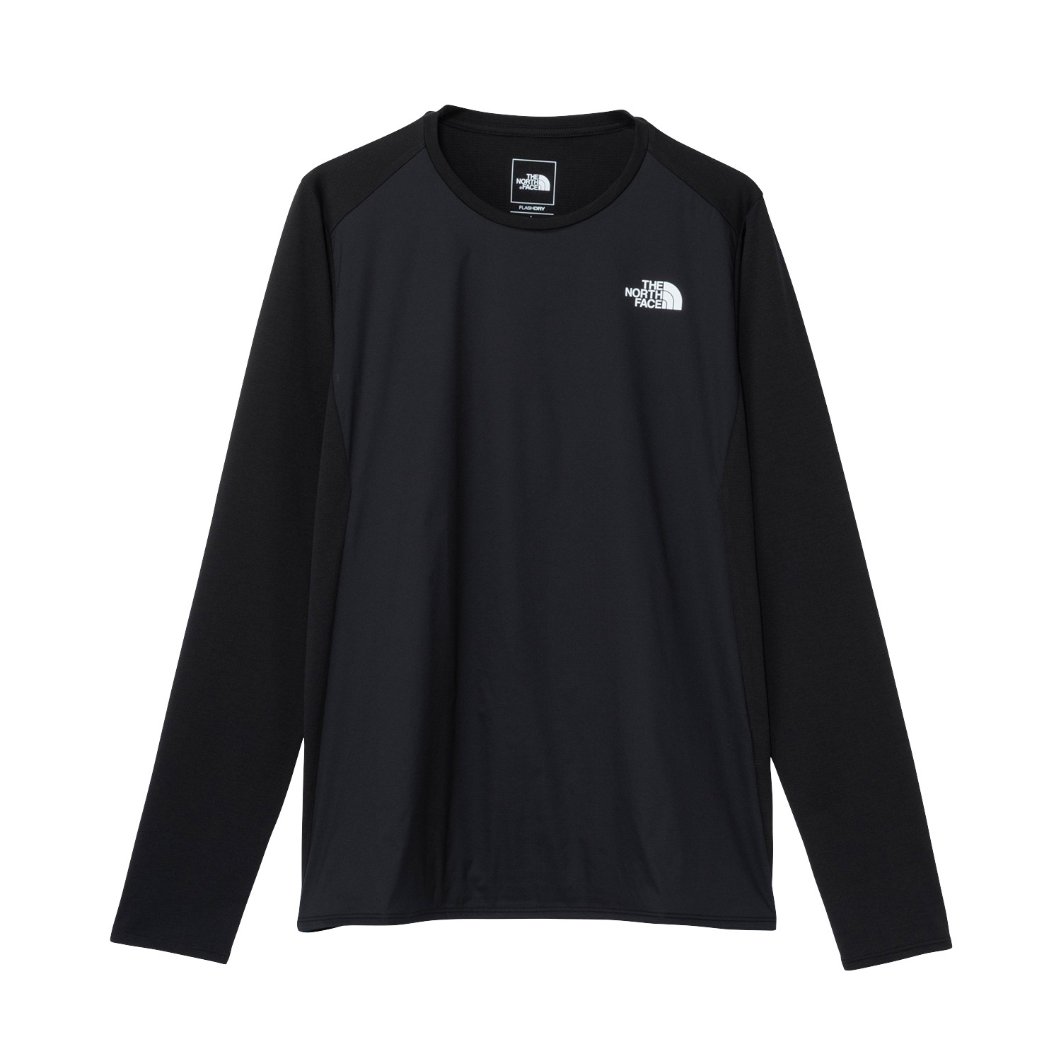 ロングスリーブハイブリッドGTDメランジクルー（レディース） / NTW62577 ブラック・K ［25FW］|ザ・ノース・フェイス / THE NORTH FACE