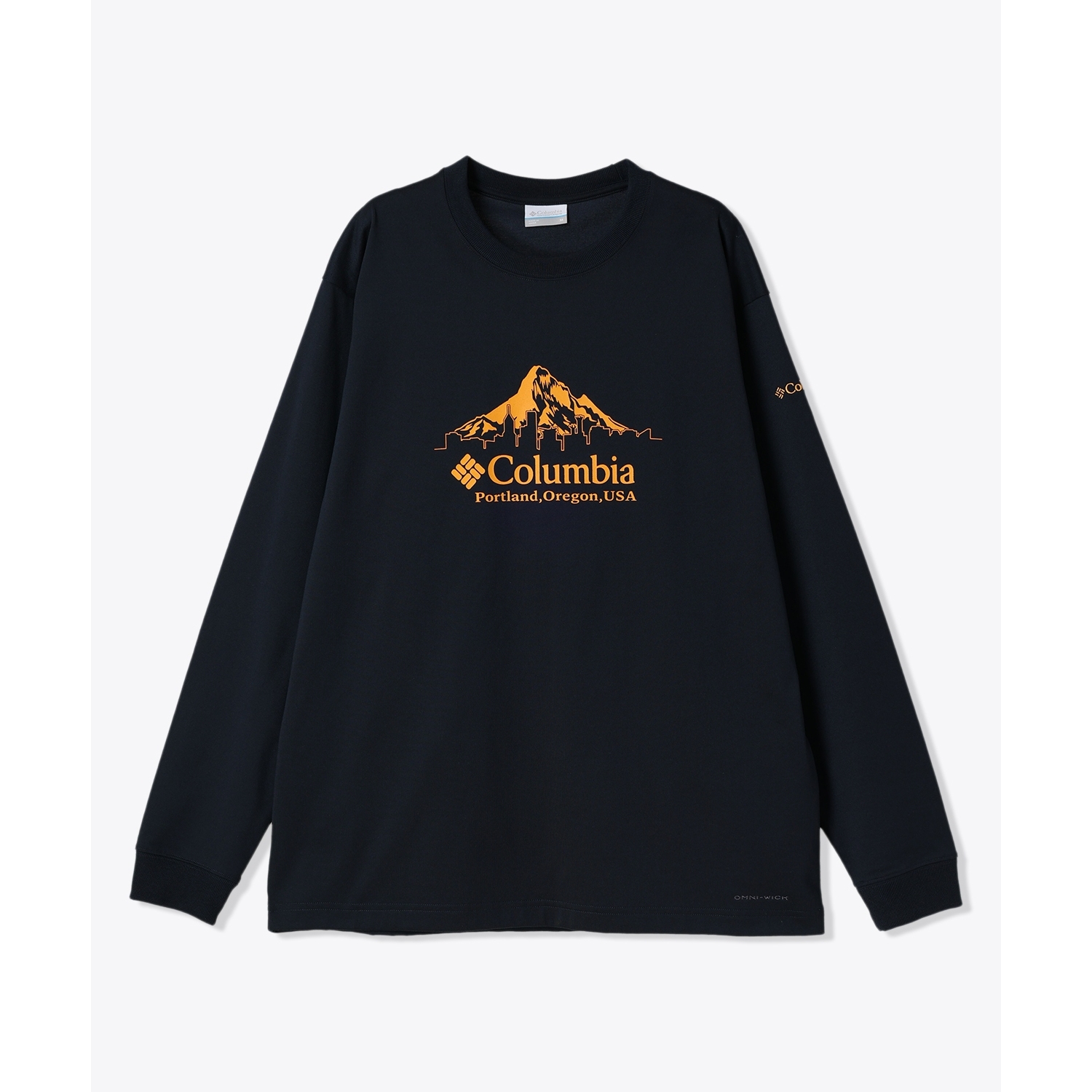 【クリアランス】アーバンハイクグラフィックロングスリーブTシャツ（メンズ） / PM0571 464 Collegiate Navy Front Print ［25FW］|コロンビア / Columbia