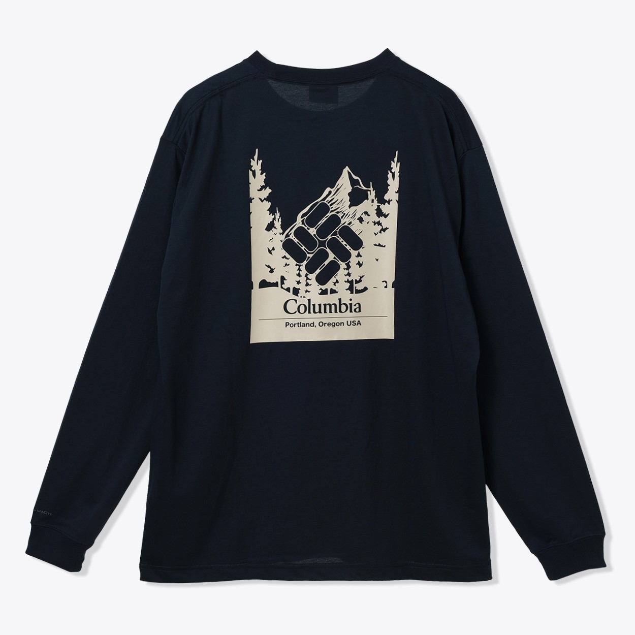 アーバンハイクグラフィックロングスリーブTシャツ（メンズ） / PM0571 466 Collegiate Navy Logo Back Print ［25FW］|コロンビア / Columbia