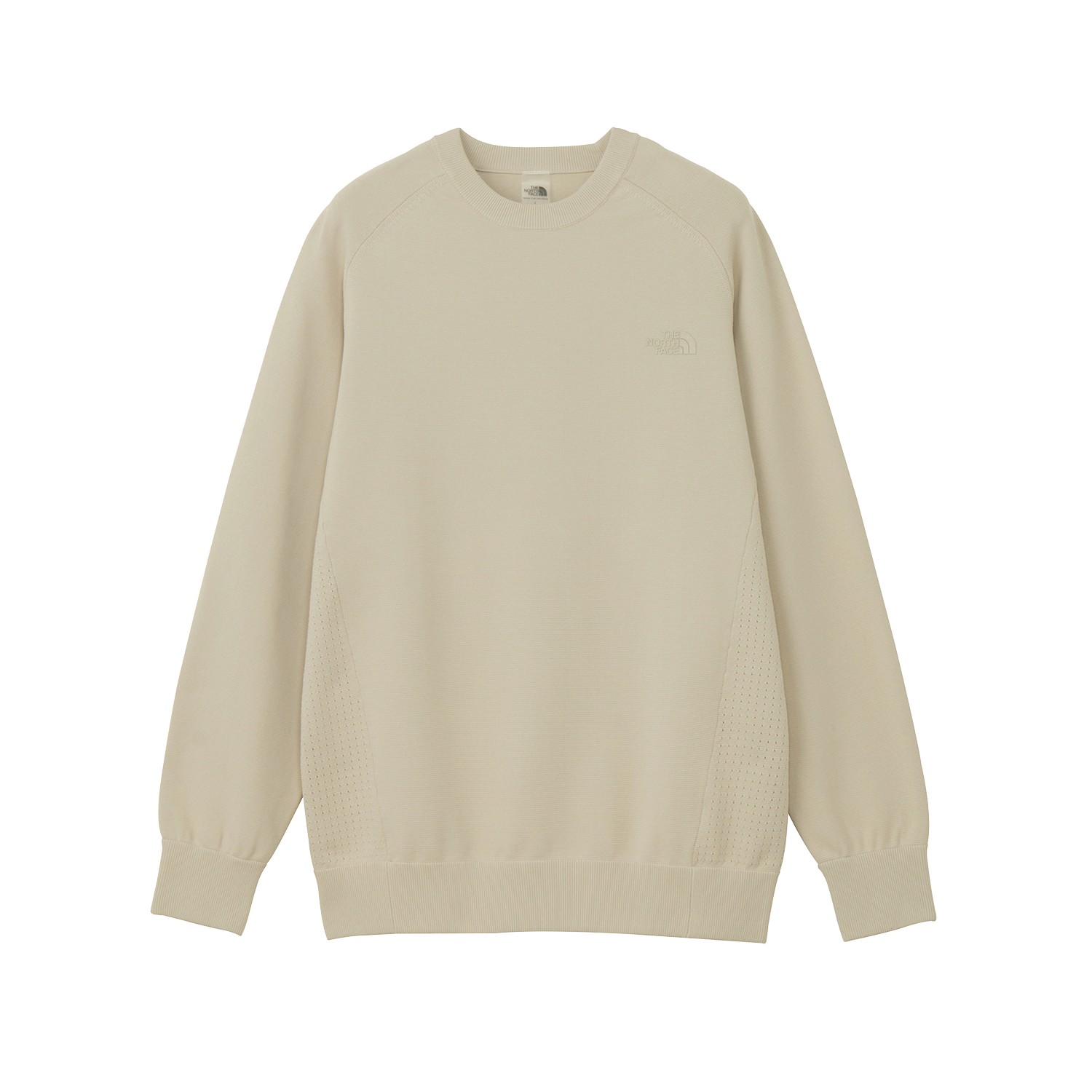 ザ・ノース・フェイス / THE NORTH FACE（ノースフェイス） | アクションニットクルー（ユニセックス） / AXION KNIT CREW NT92581 フォッシルアイボリー・FI ［25FW］