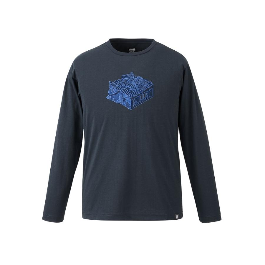 ミレー / MILLET（ミレー） | 【クリアランス】マウンテンジオロングスリーブTシャツ［メンズ］ / MT GEO LS TS M MIV02131 N0247 BLACK-NOIR