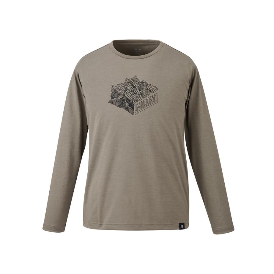ミレー / MILLET（ミレー） | 【クリアランス】マウンテンジオロングスリーブTシャツ［メンズ］ / MT GEO LS TS M MIV02131 N9904 DORITE