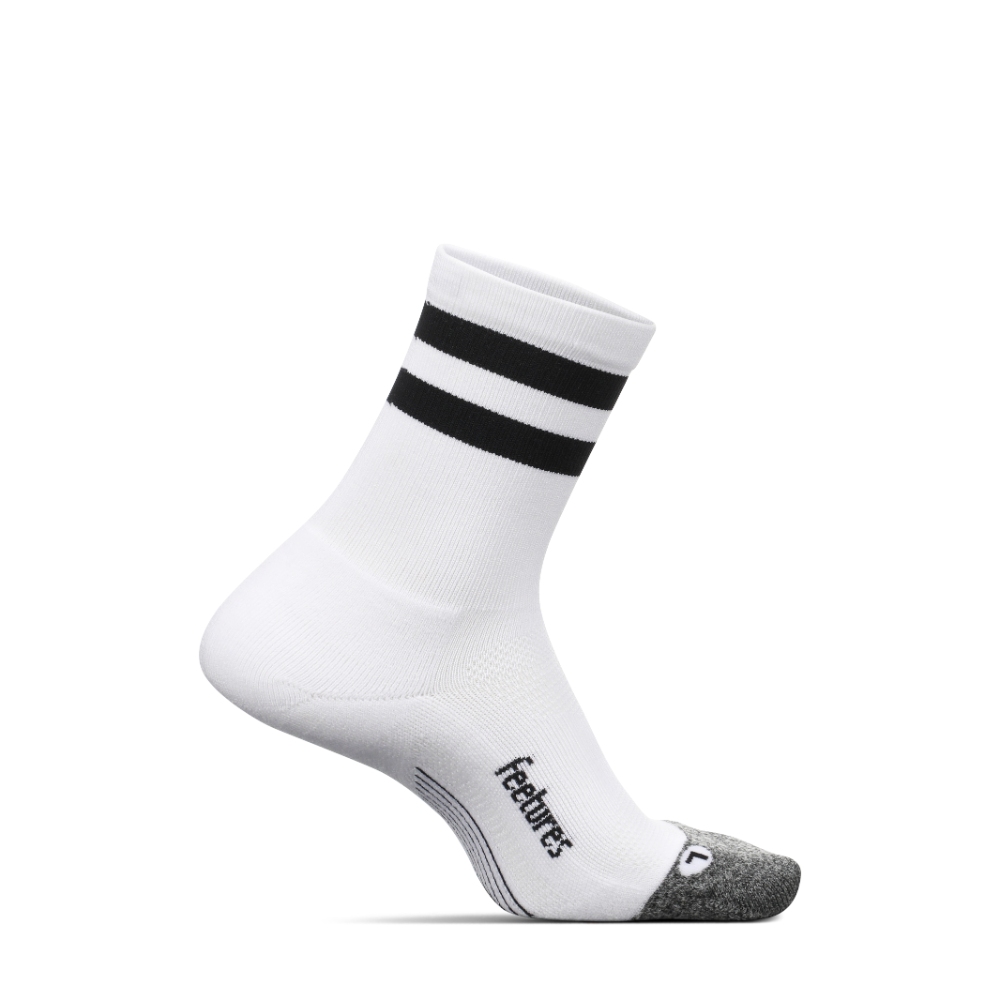 フィーチャーズ / FEETURES（フィーチャーズ） | Elite Light Cushion Mini Crew（ユニセックス） / 4400040080222 white high top stripe ［25FW］