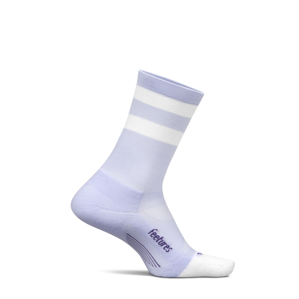 Elite Light Cushion Mini Crew（ユニセックス） / 4400040159251 lilac high top stripe ［25FW］|フィーチャーズ / FEETURES