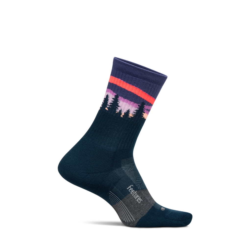 フィーチャーズ / FEETURES（フィーチャーズ） | Trail Max Cushion Mini Crew（ユニセックス） / 4400120186252 purple aurora ［25FW］