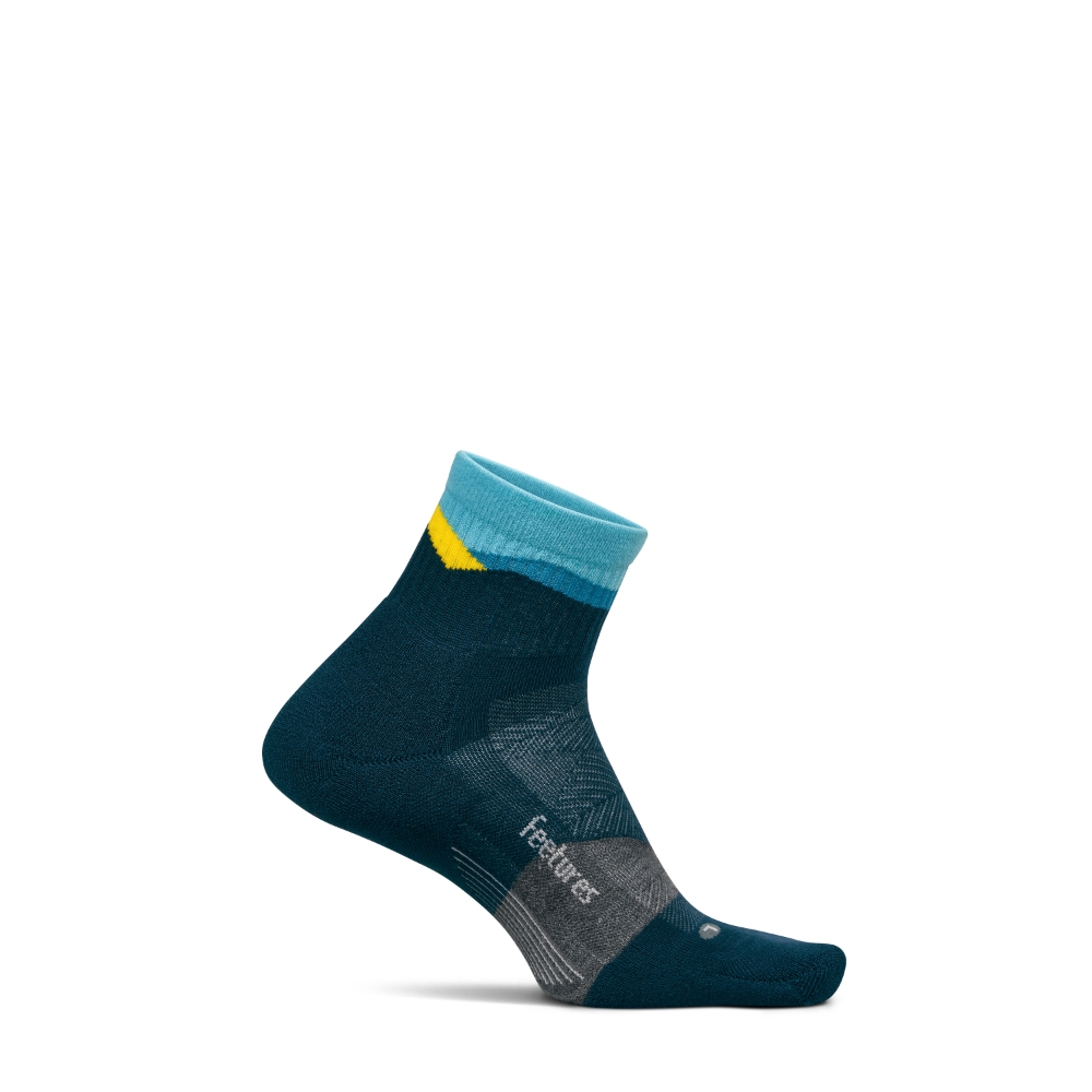フィーチャーズ / FEETURES（フィーチャーズ） | Trail Max Cushion Quarter（ユニセックス） / 4400130185252 mountain high blue ［25FW］