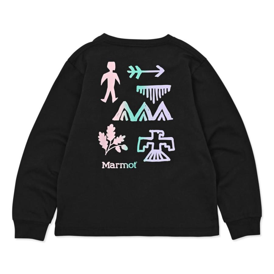 マーモット / Marmot（マーモット） | 【クリアランス】ヒエログリフロングスリーブティーシャツ［キッズ］/MTFW25KLS091 BK ブラック