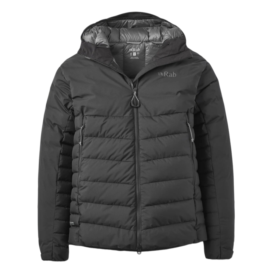 Rab ラブ らぶ | インフィニティウインドストッパーダウンフーディー（メンズ） / Infinity Windstopper Down Hoody QDB-75 Black ［25FW］