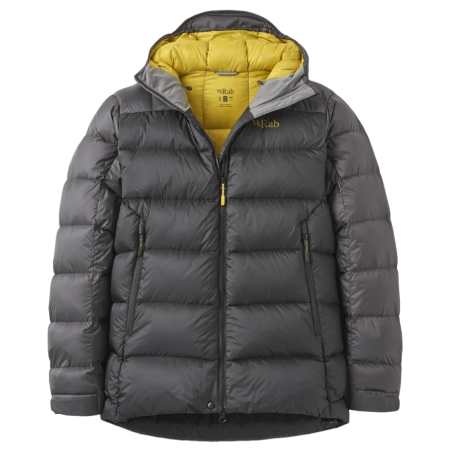 Rab ラブ らぶ | ニュートリノプロダウンフーディー（メンズ） / Neutrino Pro Down Hoody QDB-85 Black/Graphene ［25FW］