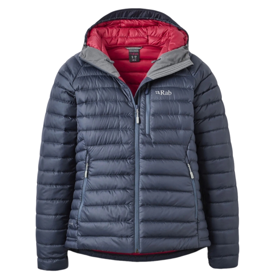 Rab ラブ らぶ | マイクロライト アルパイン ダウンジャケット（ウィメンズ） / W Microlight Alpine Down Jacket QDB-13 Steel ［25FW］