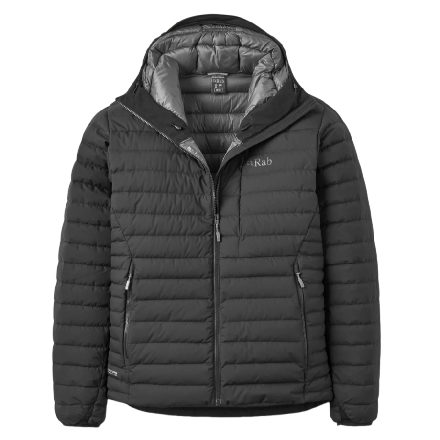 Rab ラブ らぶ | マイクロライトウインドストッパーダウンジャケット（メンズ） / Microlight Windstopper Down Jacket QDB-73 Black ［25FW］