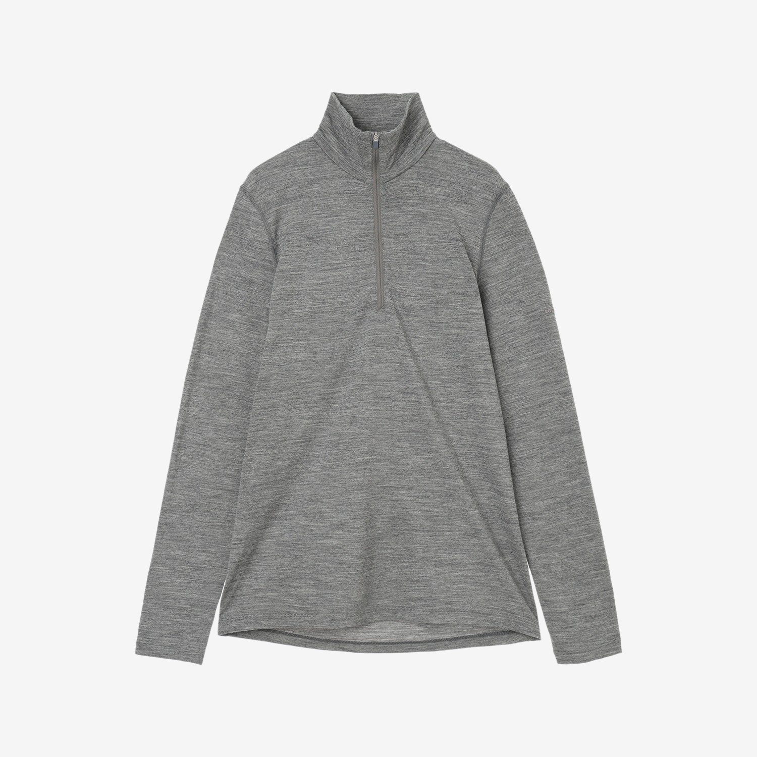 icebreaker アイスブレーカー あいすぶれーかー | メリノ200 オアシス ロングスリーブ ハーフジップ（レディース） / IBB04380 グリッドストーンヘザー・13 ［25FW］