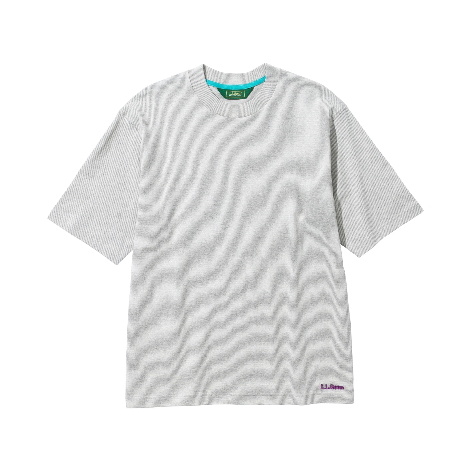 メンズ ジョーンズポート・ストライプ・ティ / Jonesport Stripe Tee 54751048 Off White/Lt grey ［25SS］|エルエルビーン / L.L.Bean