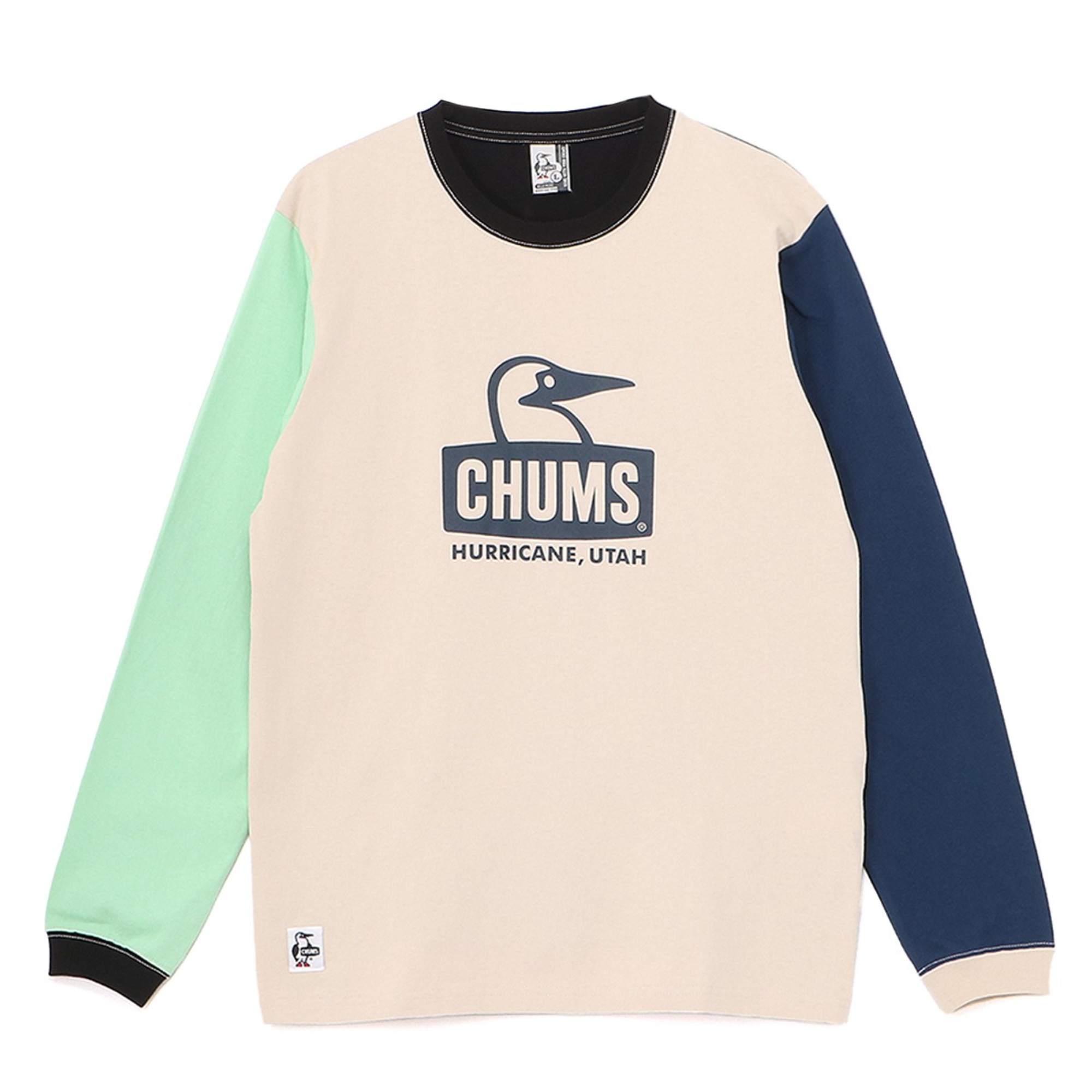 チャムス / CHUMS（チャムス） | ブービーフェイスブラッシュドロングスリーブTシャツ（ユニセックス） / CH01-2667 CH11-2667 Mint Crazy ［25FW］