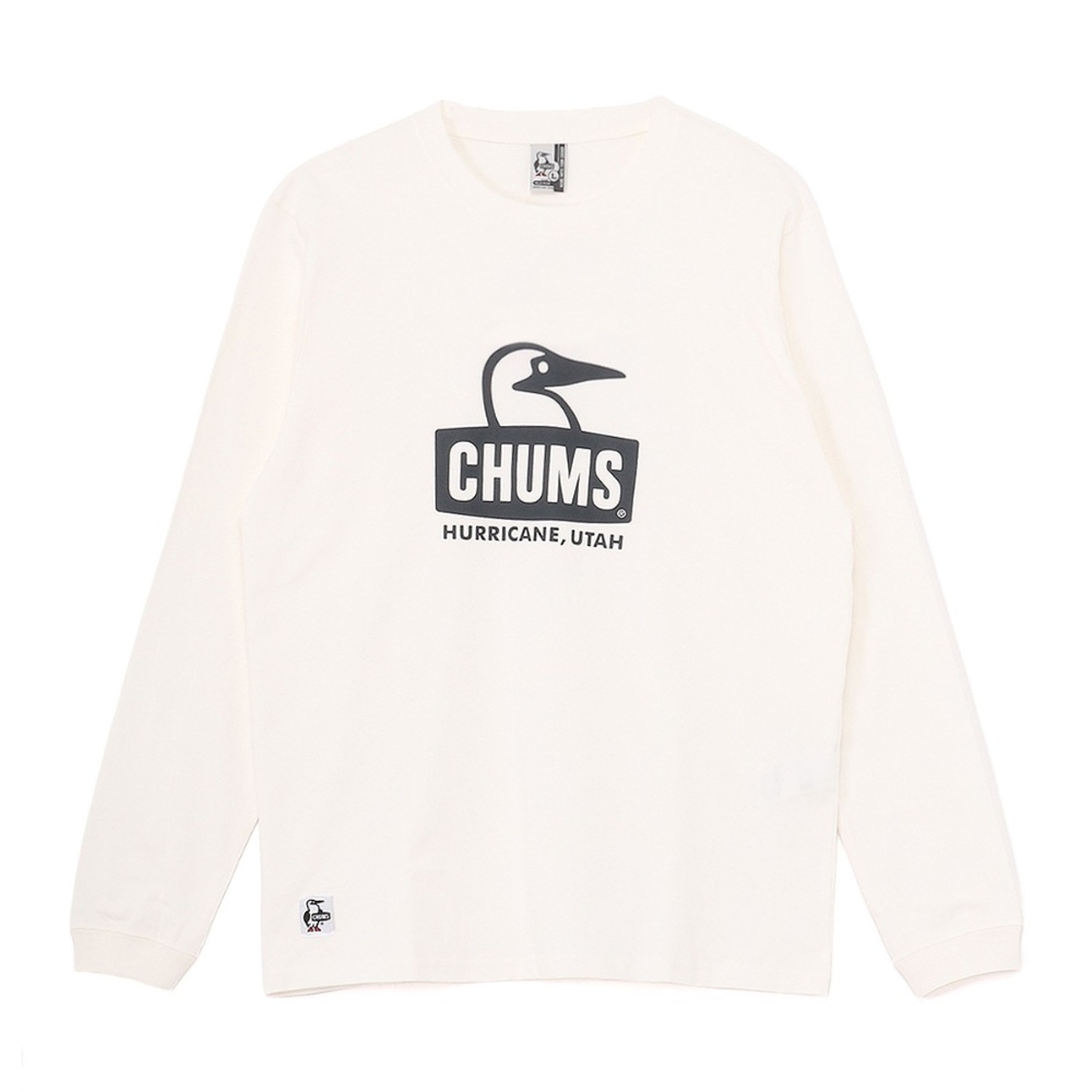 チャムス / CHUMS（チャムス） | ブービーフェイスブラッシュドロングスリーブTシャツ（ユニセックス） / CH01-2667 CH11-2667 White x Black ［25FW］