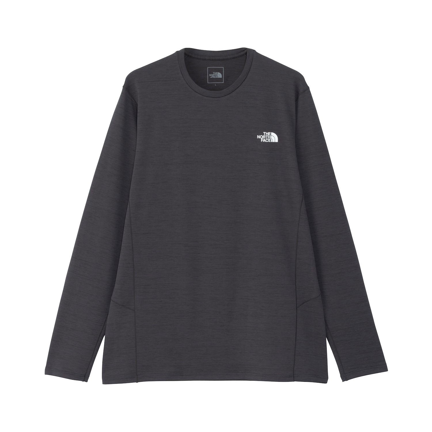 ザ・ノース・フェイス / THE NORTH FACE（ノースフェイス） | ロングスリーブフラッシュドライスリーディークルー（メンズ） / NT62506 ミックスチャコール・ZC ［25FW］