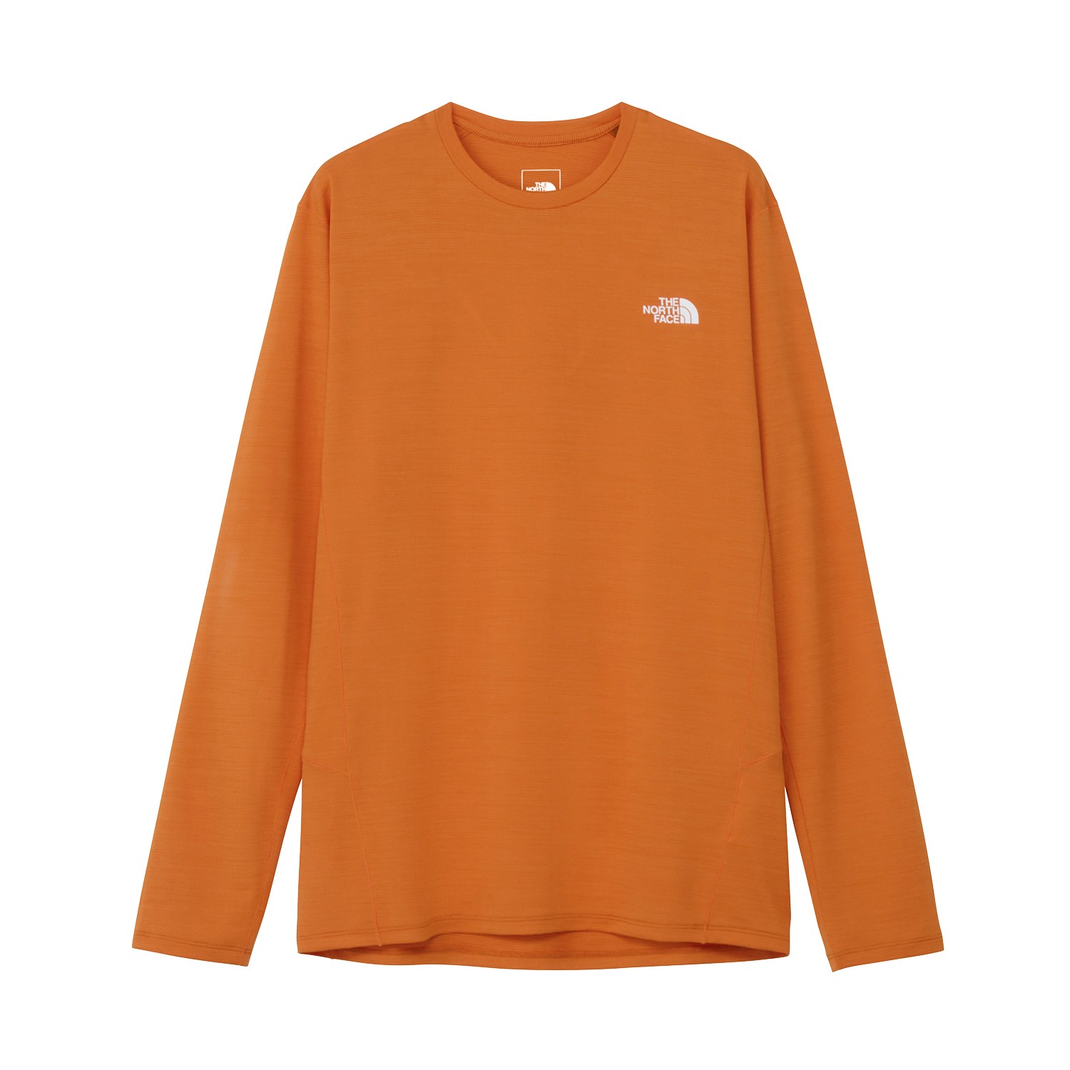 ザ・ノース・フェイス / THE NORTH FACE（ノースフェイス） | ロングスリーブフラッシュドライスリーディークルー（メンズ） / NT62506 ヤムオレンジ・YO ［25FW］