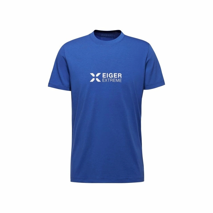 マムート / MAMMUT（ー） | アイガーロゴTシャツ［メンズ］/ 1017-06840 50643 eiger blue [25FW]