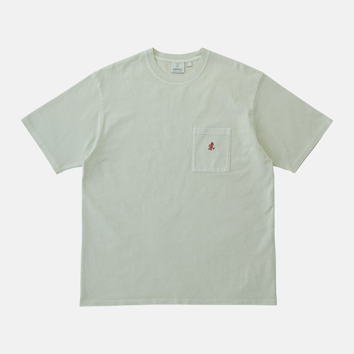 ワンポイントTシャツピグメントダイ（ユニセックス） / ONE POINT TEE PIGMENT DYED G304-OGJ-PG NATURAL PIGMENT ［25FW］|グラミチ / Gramicci