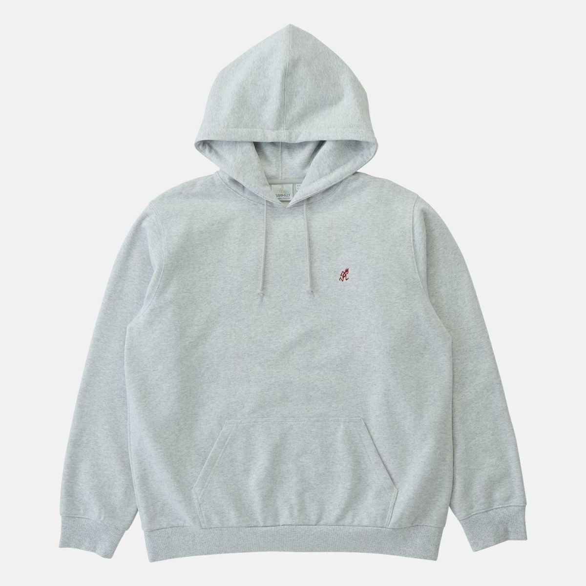 グラミチ / Gramicci（グラミチ） | ワンポイントフーデッドスウェットシャツ（ユニセックス） / ONE POINT HOODED SWEATSHIRT G309-FT HEATHER ASH ［25FW］