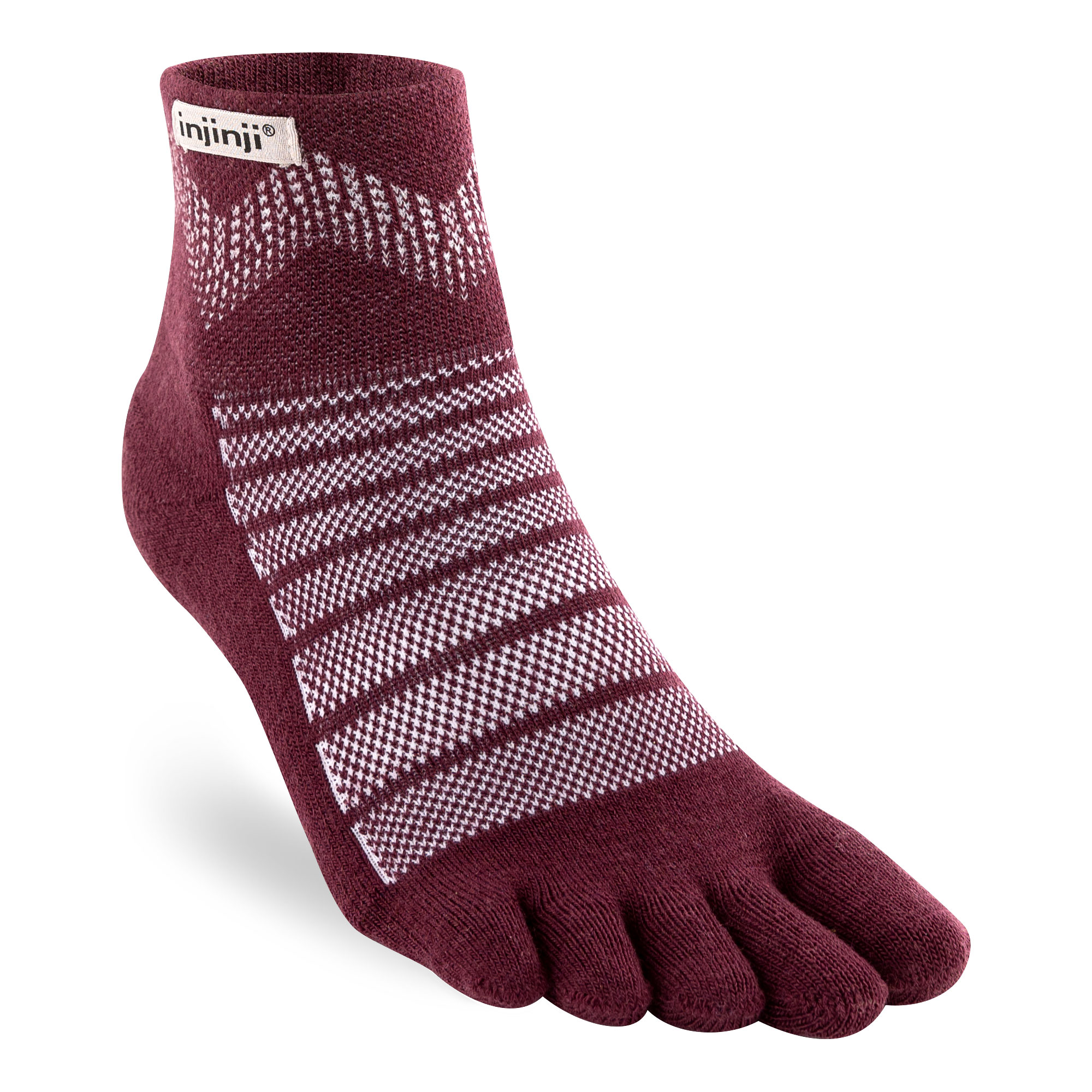 インジンジ / injinji（インジンジ） | アウトドア ミッドウェイトミニクルーウール（ユニセックス） / 223630 ガーネット ［25FW］