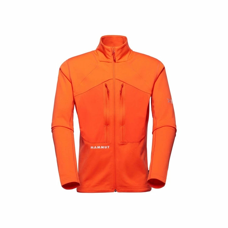 マムート / MAMMUT（ー） | ★アイガーノードワンドアドバンスドミッドレイヤージャケット［メンズ］ / 1014-06530 2289 eiger orange [25FW]【MMセーフティスノーCP】
