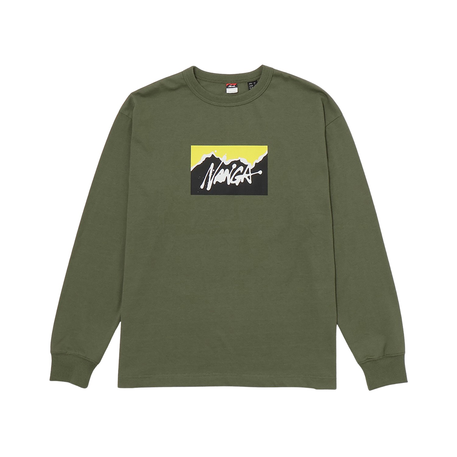 NANGA ナンガ なんが | NANGA×RYUJI KAMIYAMA ロングスリーブ Tシャツ（メンズ） / C2530－1L003Z GRN ［25FW］