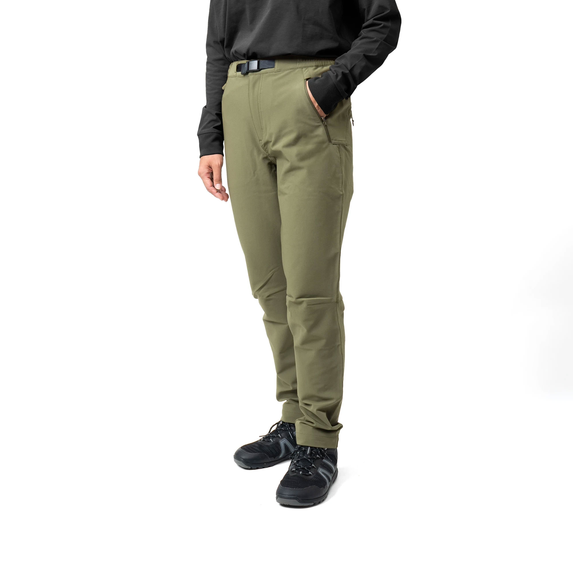 ストレッチハイク ウォームパンツ（ウィメンズ） / MSW3004 オリーブ ［25FW］|ﾏｳﾝﾃﾝｼｯﾌﾟﾃﾞｻﾞｲﾝ / MOUNTAINSHIP DESIGN