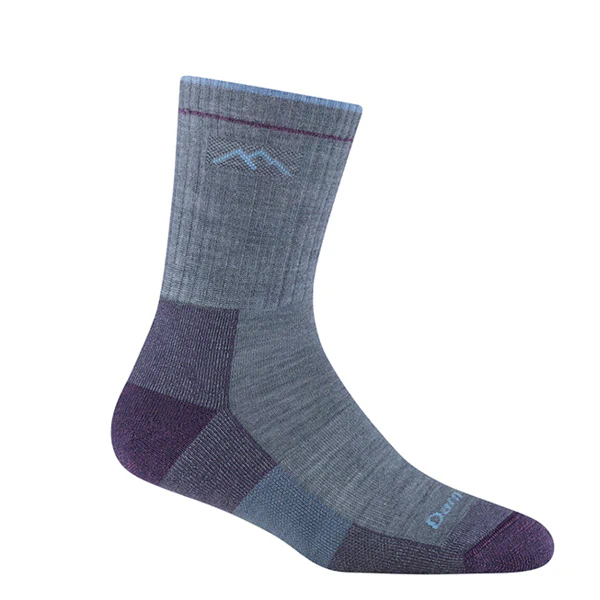 ダーンタフ / DARN TOUGH（ダーンタフ） | ウィメンズ 1903 マイクロクルー ミッドウェイトクッション / 19441903022 ライトデニム [25FW]