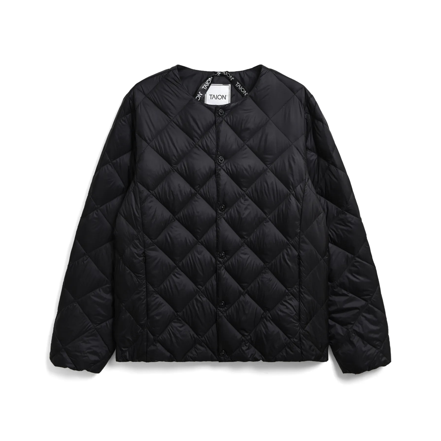 タイオン / TAION（タイオン） | シティ クルーネック ダウンジャケット（メンズ） / TAION－104BCI ブラック ［25FW］
